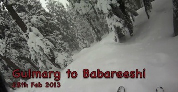 Gulmarg to Babareeshi Trees 28th Feb